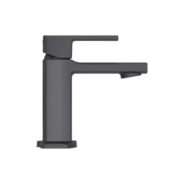 1/2" NPSM 5-15/16" x 1-9/16" Metal Matte Black Deckard Series Single Control Bathroom Faucet | PPFLG42DAPB