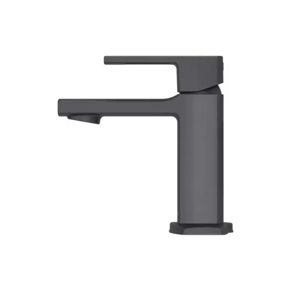1/2" NPSM 5-15/16" x 1-9/16" Metal Matte Black Deckard Series Single Control Bathroom Faucet | PPFLG42DAPB