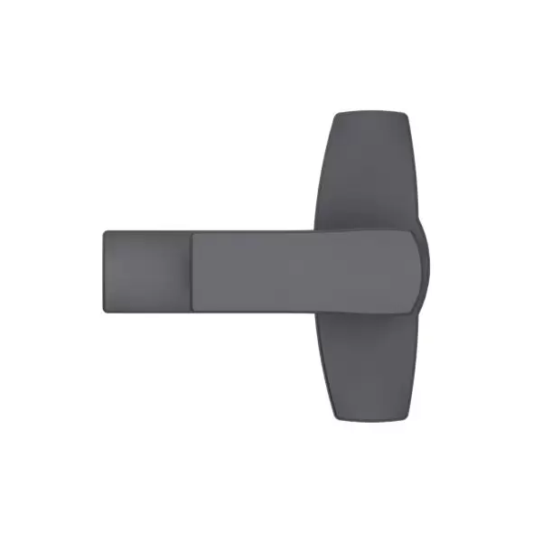 1/2" NPSM 5-15/16" x 1-9/16" Metal Matte Black Deckard Series Single Control Bathroom Faucet | PPFLG42DAPB