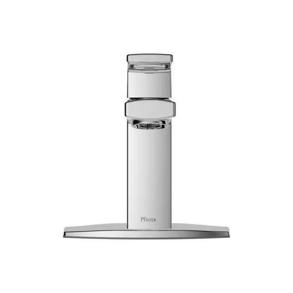 1/2" NPSM 5-15/16" x 1-9/16" Metal Polished Chrome Deckard Series Single Control Bathroom Faucet | PPFLG42DAPC