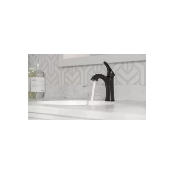 1/2" NPSM 6-1/32" x 6-31/32" Metal Tuscan Bronze Single Control Weller Series Bathroom Faucet | PPFLG42WR0Y