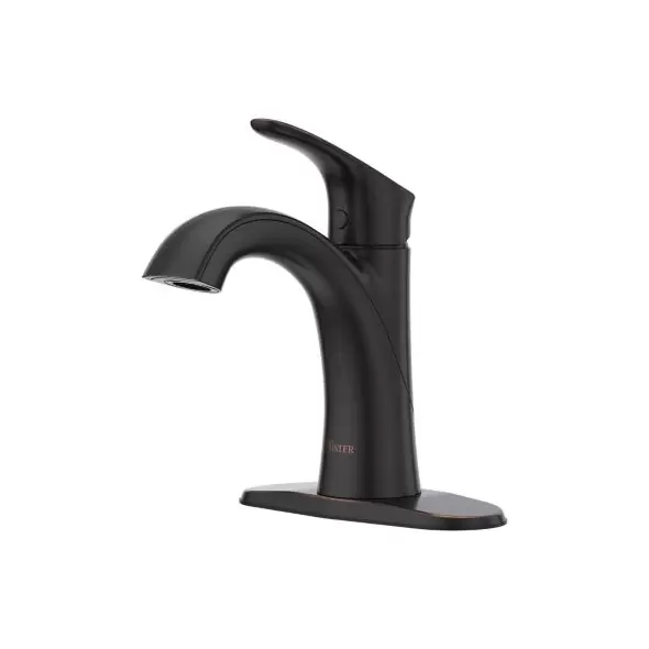 1/2" NPSM 6-1/32" x 6-31/32" Metal Tuscan Bronze Single Control Weller Series Bathroom Faucet | PPFLG42WR0Y