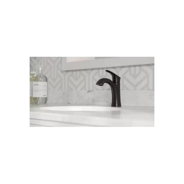 1/2" NPSM 6-1/32" x 6-31/32" Metal Tuscan Bronze Single Control Weller Series Bathroom Faucet | PPFLG42WR0Y