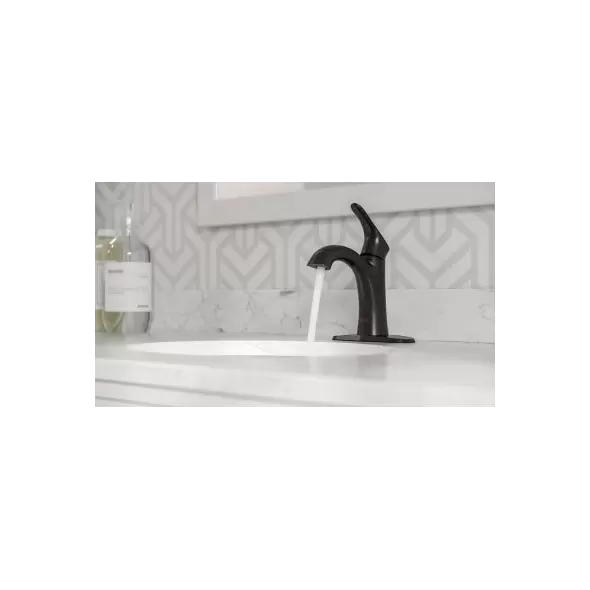 1/2" NPSM 6-1/32" x 6-31/32" Metal Tuscan Bronze Single Control Weller Series Bathroom Faucet | PPFLG42WR0Y