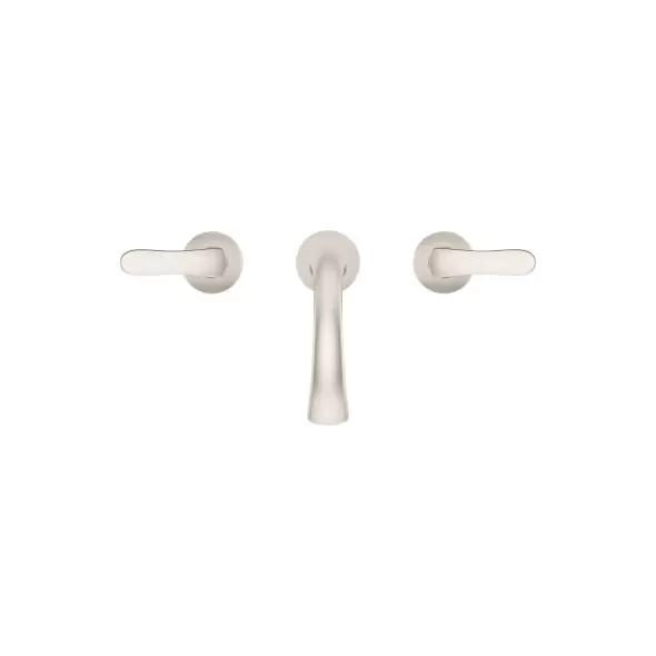 6-23/32" Metal Brushed Nickel 2-Handle Weller Series Widespread Bathroom Faucet | PPFLG49WR0K
