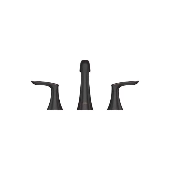 6-23/32" Metal Tuscan Bronze 2-Handle Weller Series Widespread Bathroom Faucet | PPFLG49WR0Y