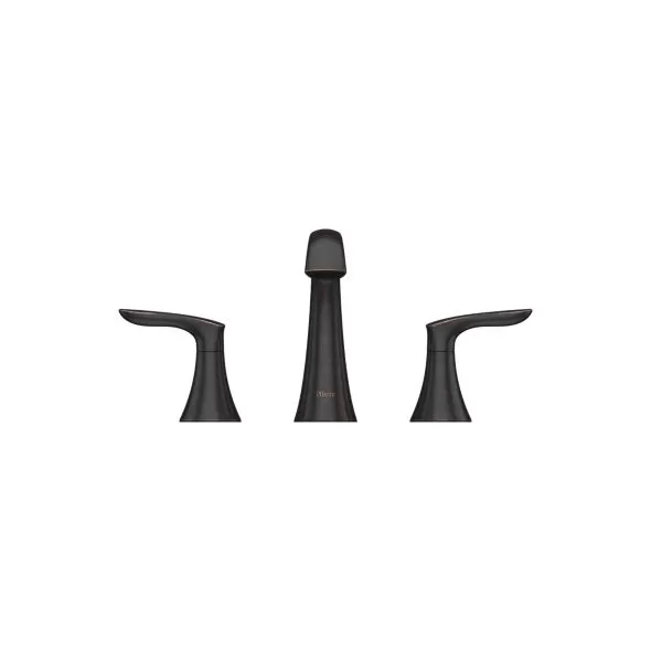 6-23/32" Metal Tuscan Bronze 2-Handle Weller Series Widespread Bathroom Faucet | PPFLG49WR0Y