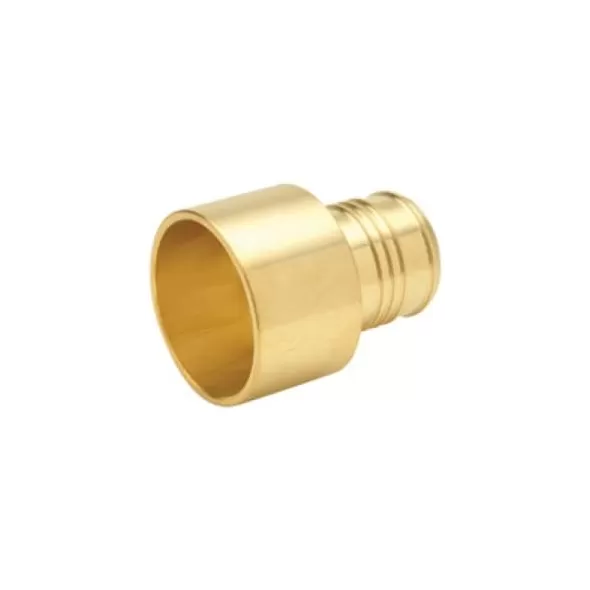 1-1/4" Male Sweat x Barb Lead-Free Brass Sweat Adapter | PXFMCA012B