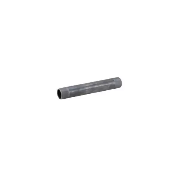 1-1/2" x 2-1/2" MNPT Black Steel Schedule 40 Pipe Nipple | NPB015X025