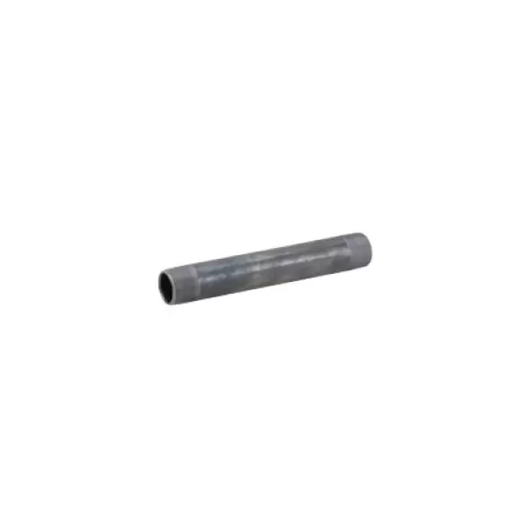 1-1/2" x 2-1/2" MNPT Black Steel Schedule 40 Pipe Nipple | NPB015X025