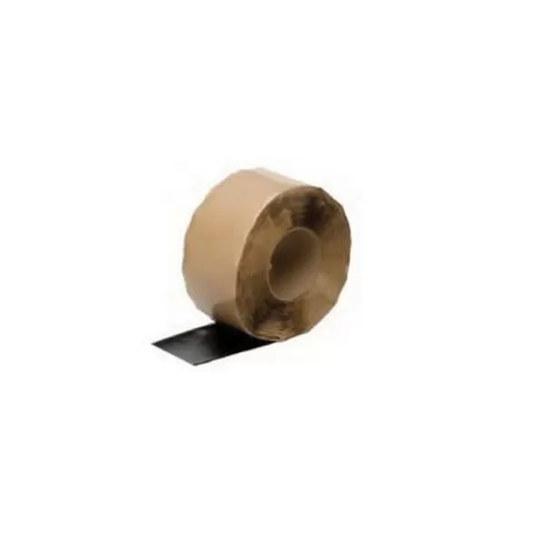 25' x 6" x 0.89 mm EPDM Black Single Sided Roll Cover Strip | PNXCOVERSTRIP25