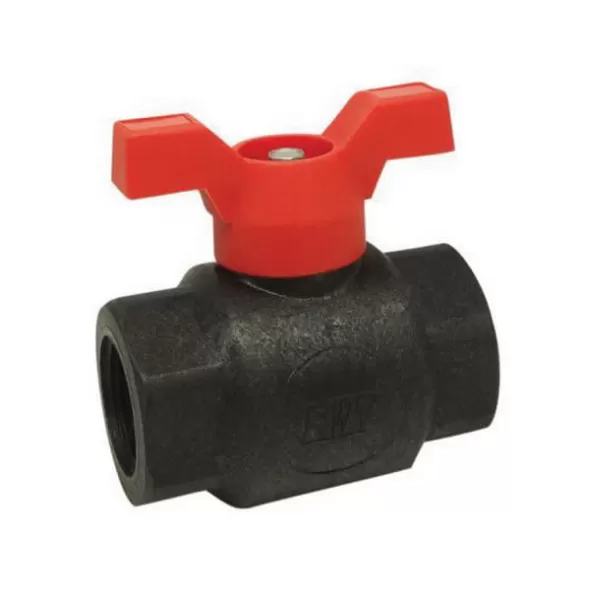1-1/2" Threaded Polypropylene 5071PP Series 1-Piece Standard Ball Valve | RWV5071PP015
