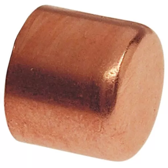 3" Solder Cup Copper 617 Series Tube Cap | SFCC030