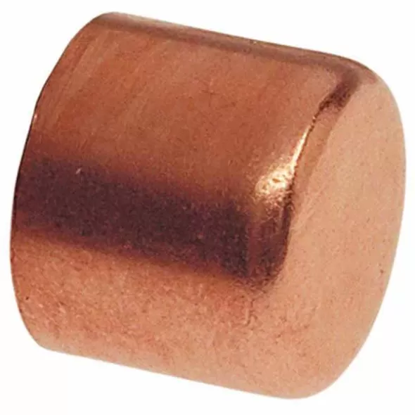 3" Solder Cup Copper 617 Series Tube Cap | SFCC030