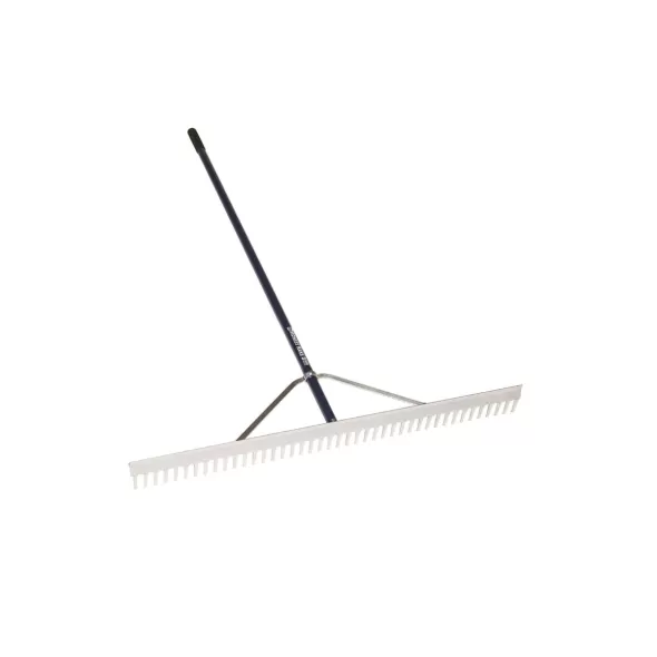 Aircraft Aluminum 66" Handle Field/Aggregate Rake | STR12048