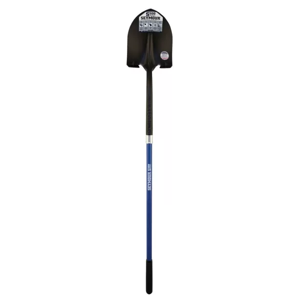 9-1/2" x 11.5" 48" Handle Round Point Shovel | STR45140