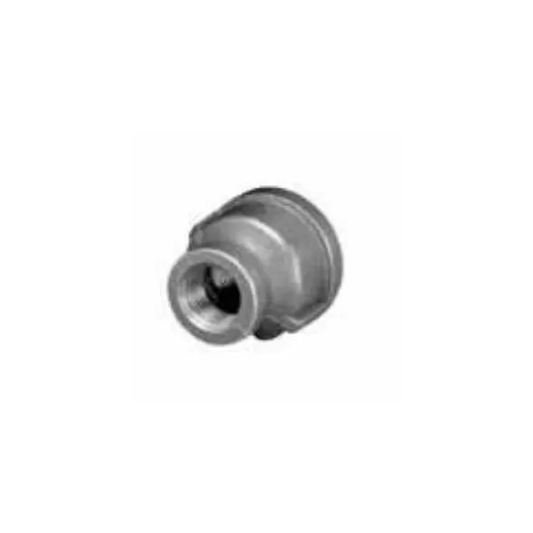2" x 1-1/2" FNPT Black Malleable Iron Reducing Coupling | TFBBR251
