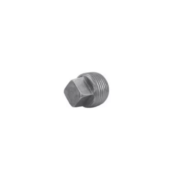 1/4" Male Threaded Black Steel Square Head Square Head Plug | TFBP002
