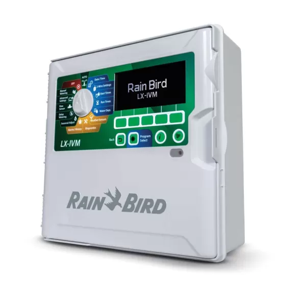 60 Stations Indoor/Outdoor Fixed Wired 14.32" x 5.5" x 12.69" Plastic ESP Series 2-Wire with Smart Valve Technology Controller | RBCESPLXIVM