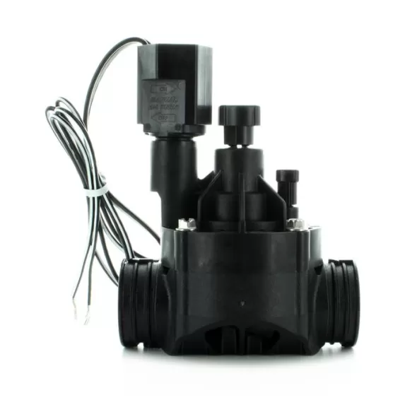 1" Slip Glass-Filled Polypropylene 15 - 150 psi HVF Series Electric Remote with Flow Control Control Valve | RBL100HVFSS