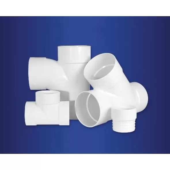 4" Hub x Hub x FIPT PVC P Series SDR-35 Solvent Weld Cleanout Tee | SDPTCO040