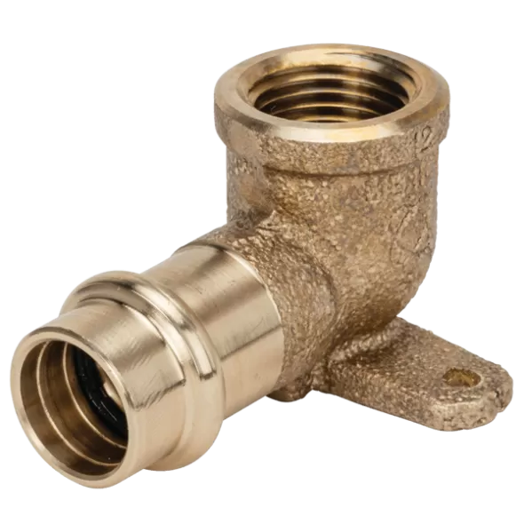 3/4" Solder Cup x FIP Bronze 90 Degrees 707-3-5 Series Drop Elbow | SFB90CFDE007LF