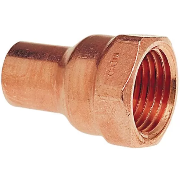 1-1/4" Female Threaded Copper 603-2 Series Adapter | SFCFFA012