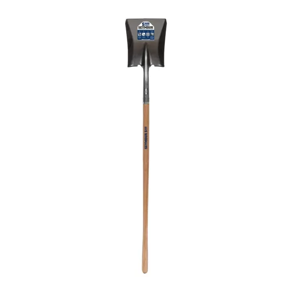 9-1/2" x 11.5" 48" Handle Square Point Shovel | STR49152