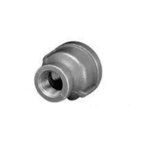 2" x 1" FNPT Black Malleable Iron Reducing Coupling | TFBBR249