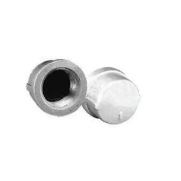 3/8" Female Threaded Black Malleable Iron Cap | TFBC003
