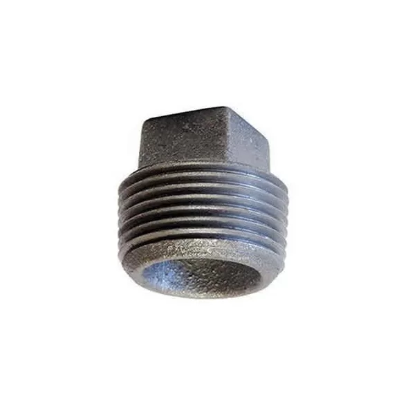 2" MNPT Black Malleable Iron 387 Series Domestic Plug | TFBP020D