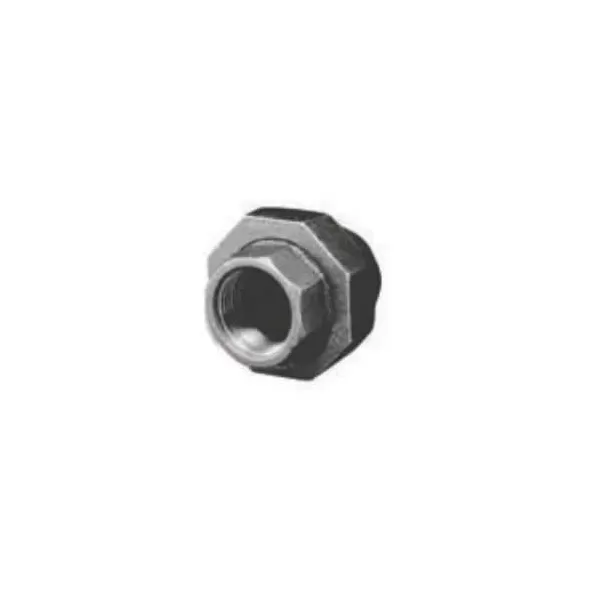 1/4" FNPT Black Malleable Iron Union | TFBUN002