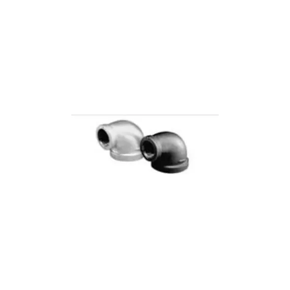 1" x 3/4" Female Threaded Galvanized Malleable Iron 90 Degrees Reducing Elbow | TFG90F131
