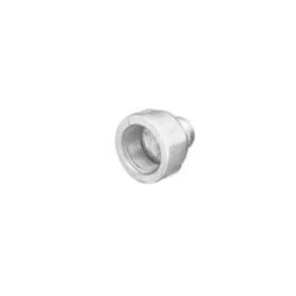 3" x 2-1/2" FNPT Galvanized Malleable Iron Reducing Coupling | TFGBR339