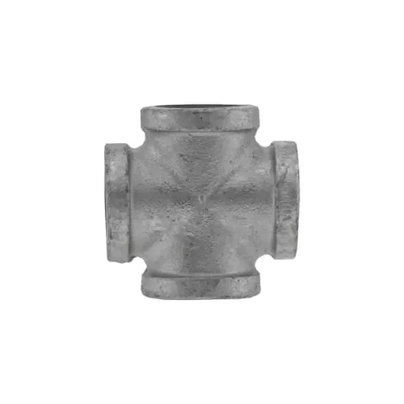 1" FPT Galvanized Malleable Iron Cross | TFGCR010