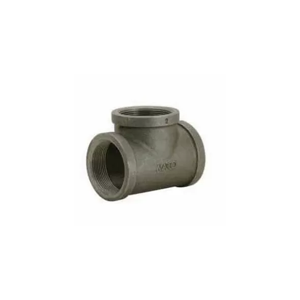 3/4" x 3/4" x 1/2" FNPT Galvanized Malleable Iron Reducing Tee | TFGT101