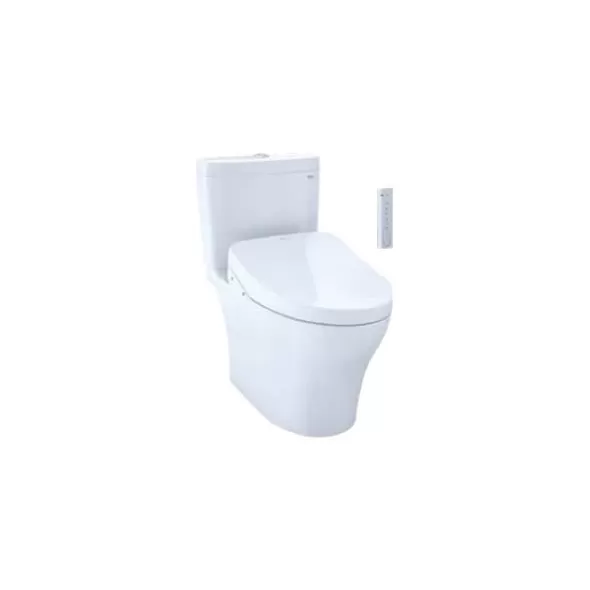 6-3/8" x 15-1/2" x 13-1/8" Cotton White Vitreous China with Cover For Toilet Bowls with Auto Flush Aquia IV Series Dual Flush Toilet Tank | TOTST446EMA01