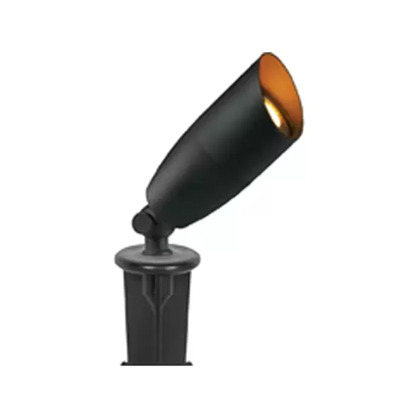 4 W 2700K Mr-16 LED Antique Brushed Bronze Solid Die-Cast Brass 40 Degrees Beam Low Voltage Accent Light |  TS-B102-BRZ