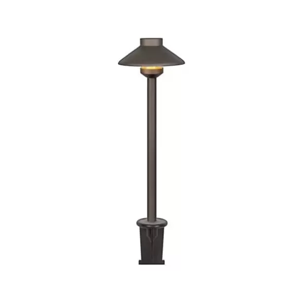 3 W Bi-Pin G4 2700K LED Antique Brushed Bronze Solid Brass Low Voltage Path Light |  TS-B301-BRZ