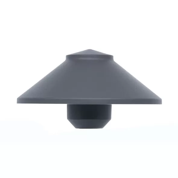 6.25" x 3.5" Weather-Resistant Polyester Powder Coated Black Heavy-Duty Cast Aluminum For 12 V Path Lights Universal Shade