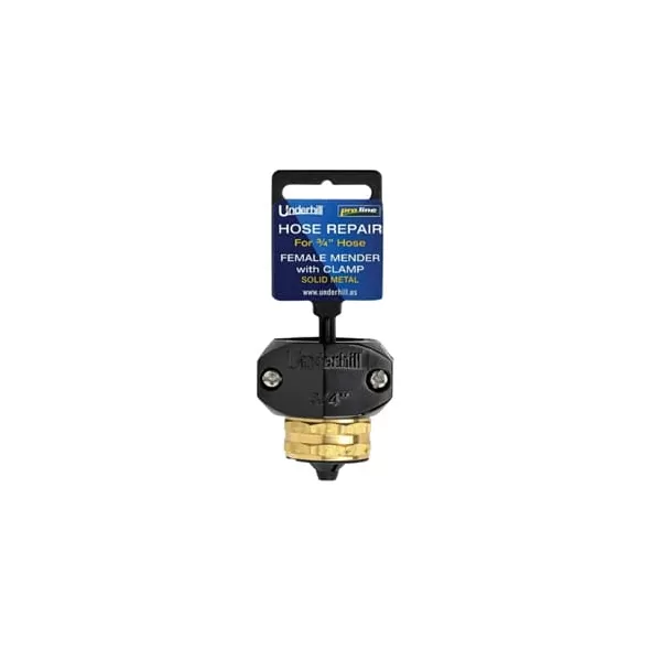 5/8" Stainless Steel And Ed Zinc/Brass Super Heavy-Duty Series Female With Clamp Hose Mender |  HR-58F