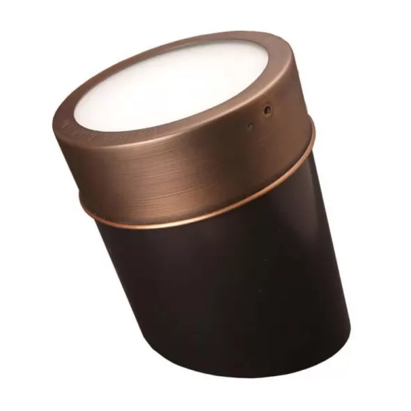 7 W LED Weathered Brass and ABS Apollo Odyssey Series Well Light | UNIAPOLNL