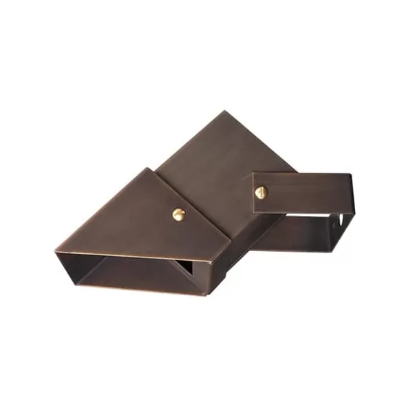 8 W LED Weathered Brass Odyssey Series Down Light | UNIQUA2NL