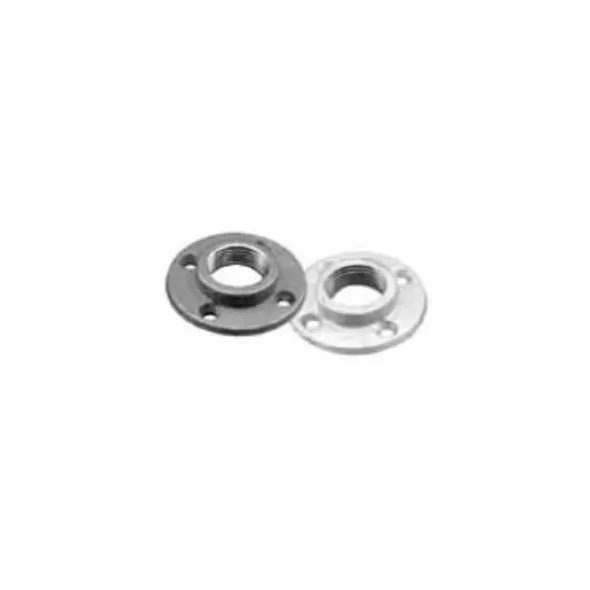 1-1/4" FIPT Galvanized Malleable Iron with Holes Floor Flange | TFGFFG012