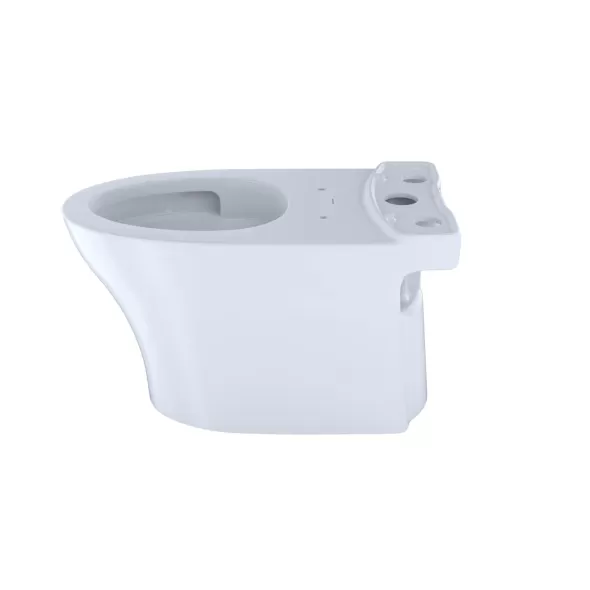 18-1/2" x 15-1/2" x 15-9/16" Vitreous China Cotton White Elongated Front Aquia IV Series Toilet Bowl | TOTCT446CUG01