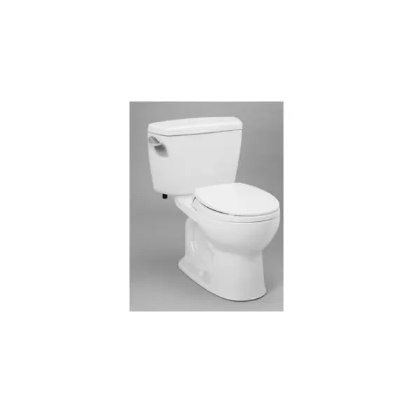 7-1/8" x 19-7/8" x 13-7/8" Cotton White Vitreous China with Cover For Toilet Bowls Drake Series Left Hand Trip Lever Toilet Tank | TOTST743S01