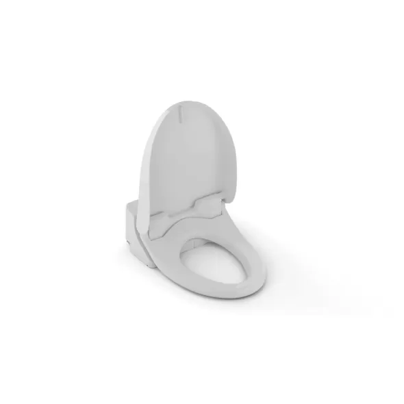 20-7/8" x 15-3/8" Cotton White Plastic Washlet C200 Series Elongated Front with Cover Bidet Seat | TOTSW204401