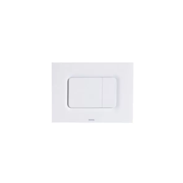 9-1/2" x 1" x 6-1/4" White ABS For WT171M WT172M or WT173M Tank Basic Square Push Plate | TOTYT920WH