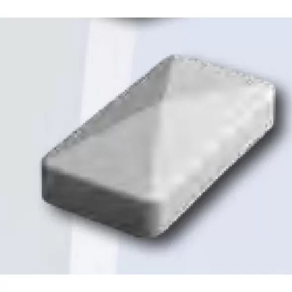 1" Vinyl Khaki External End Cap | VCEREC2312C