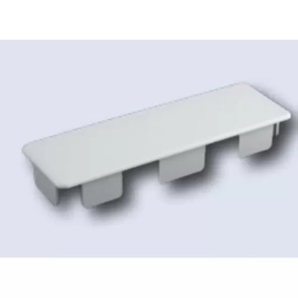 0.86" White Internal End Cap | VCIREC26W